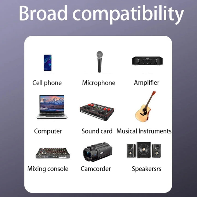 JINGHUA 3.5mm Male To XLR Female Microphone Cable Computer Mixer Audio Cable, Length: 10m by JINGHUA