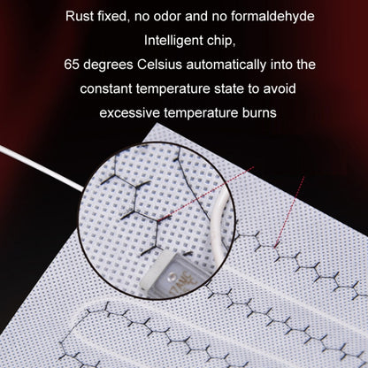 12V Car Winter Electric Heating Short Plush Seat Cushion, Color: Beige by buy2fix