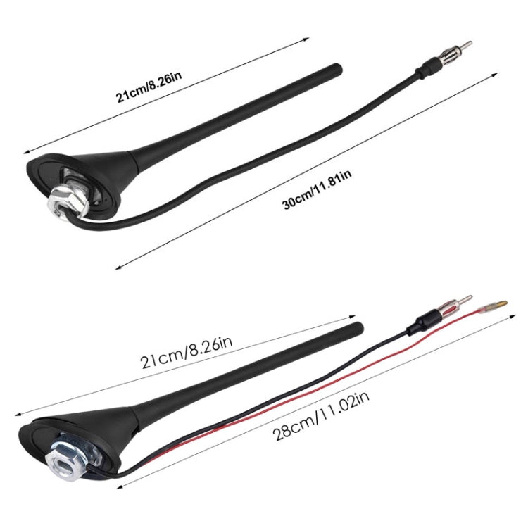 Automotive Antenna Car Universal Radio AM/FM Aerials, Specification: Passive Antenna by buy2fix