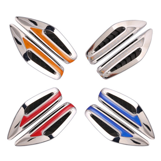 2pcs Car Fender Blade Dynamic Side Marker Lights 12V LED High Bright Daytime Running Lights(Red) by buy2fix