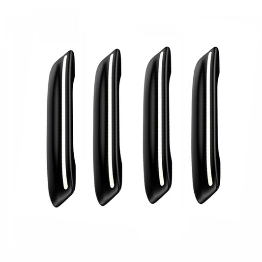4pcs/set Car Rearview Mirror Body ABS Anti-collision Strip(Mysterious Black) by buy2fix