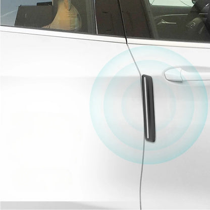 4pcs/set Car Rearview Mirror Body ABS Anti-collision Strip(Mysterious Black) by buy2fix