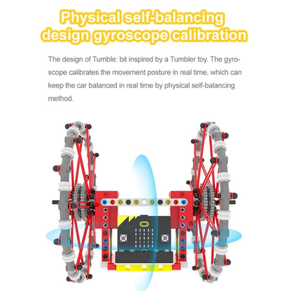 Yahboom Micro: Bit Self-Balancing Block Building Programmable APP Control Robot Kit, Spec: Tumblebit Package - Components Kits by Yahboom | Online Shopping UK | buy2fix