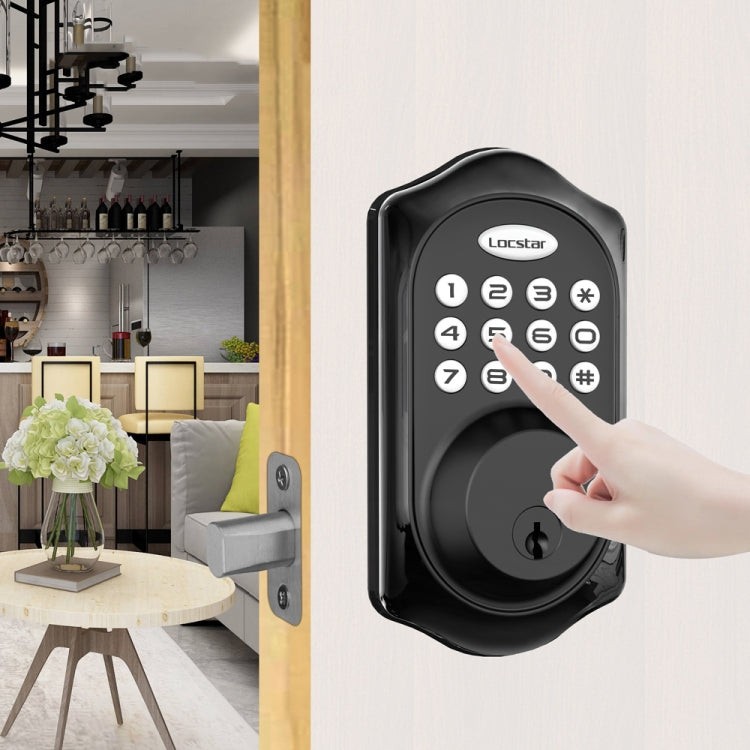 C88 Bluetooth Remote Tuya Automatic Smart Electronic Password Door Lock(Black) by buy2fix