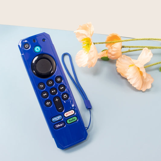 For Amazon Alexa Voice Remote 3rd Gen Anti-Fall And Protective Cover For TV Remote Control(Blue) by buy2fix