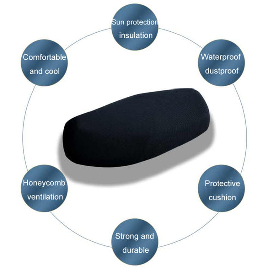 80x60cm Electric Vehicle Motorcycle Seat Cushion Thickened Sun Protection Cover by buy2fix