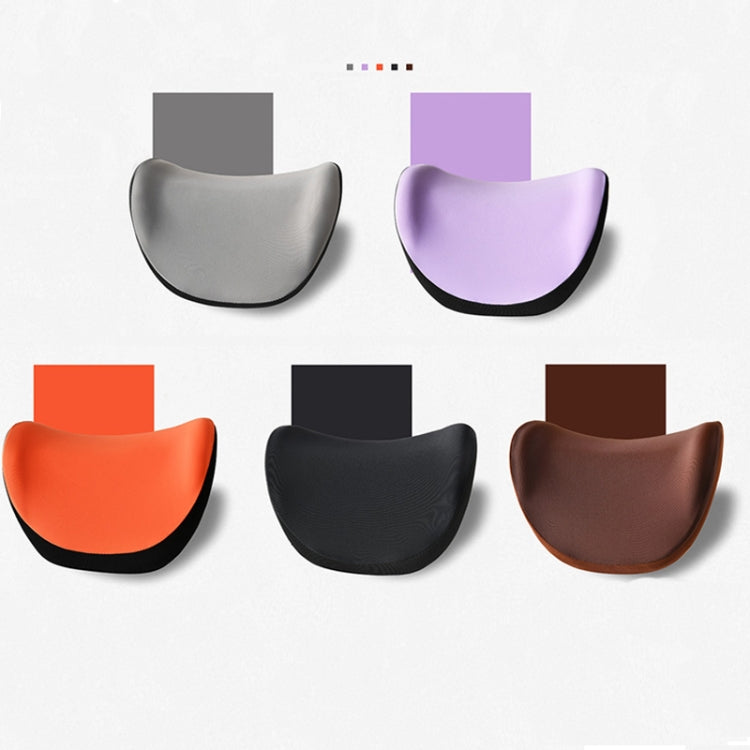 Car Memory Foam Neck Pillow Car Neck Rest Silk Pillow Car Seat Cervical Cushion, Style: Lumbar Pad Gray by buy2fix