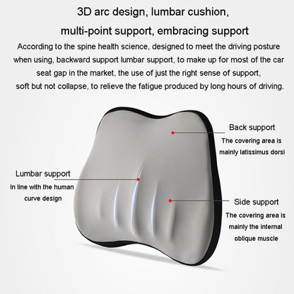 Car Memory Foam Neck Pillow Car Neck Rest Silk Pillow Car Seat Cervical Cushion, Style: Headrest Coffee by buy2fix