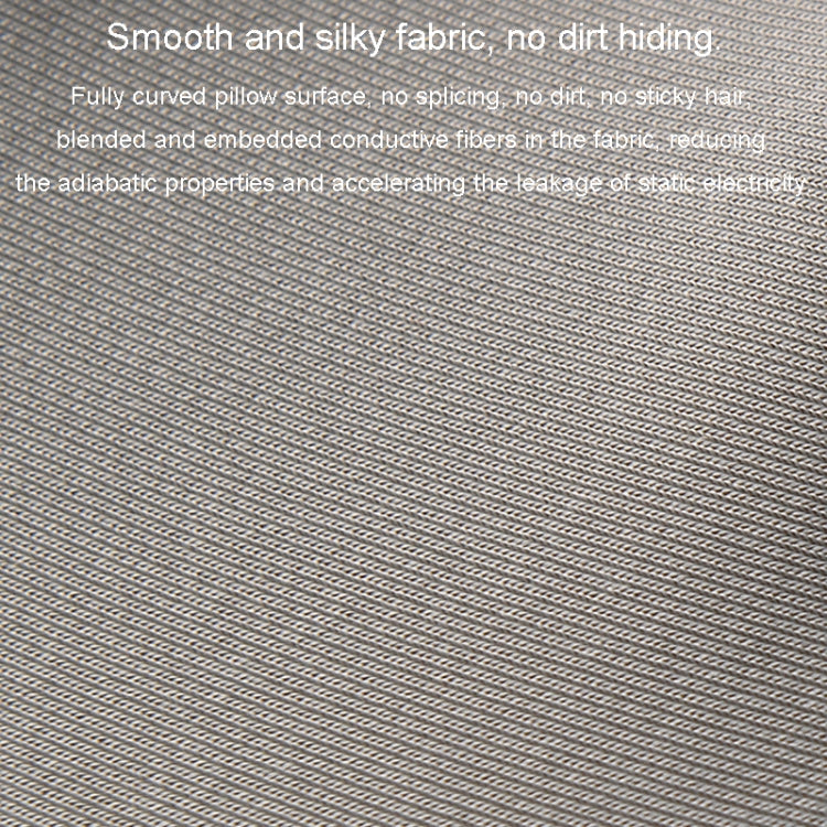 Car Memory Foam Neck Pillow Car Neck Rest Silk Pillow Car Seat Cervical Cushion, Style: Lumbar Pad Gray by buy2fix