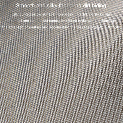 Car Memory Foam Neck Pillow Car Neck Rest Silk Pillow Car Seat Cervical Cushion, Style: Lumbar Pad Gray by buy2fix