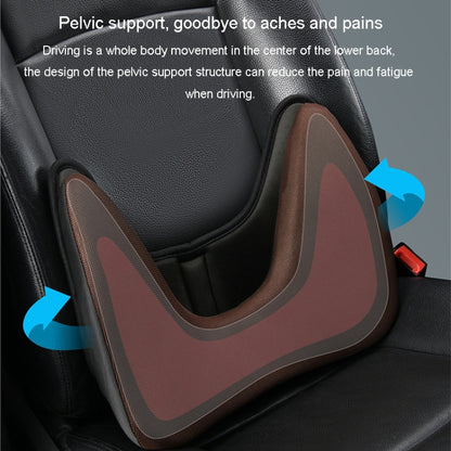 LINXICP 3 In 1 Car Seat Lumbar Cushion Summer Special Memory Foam Breathable Car Back Pad(Gray) - Seat Accessories by LINXICP | Online Shopping UK | buy2fix