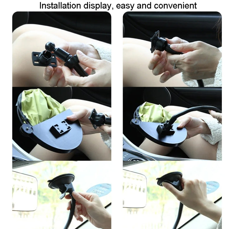 Car All Round Window Sunshade Adjustable Sunscreen Heat Insulation Sun Shade(Fresh Green) by buy2fix