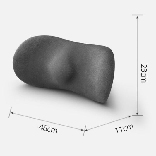 Car Cushion Driving Seat Cervical Support Backrest Pillow, Style: Headrest + Waist Pad Gray by buy2fix