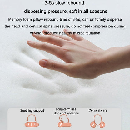 Car Cushion Driving Seat Cervical Support Backrest Pillow, Style: Headrest + Waist Pad Gray by buy2fix