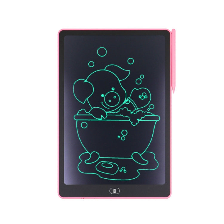16 Inch Children LCD Writing Board Erasable Drawing Board, Color: Pink Monochrome Handwriting by buy2fix