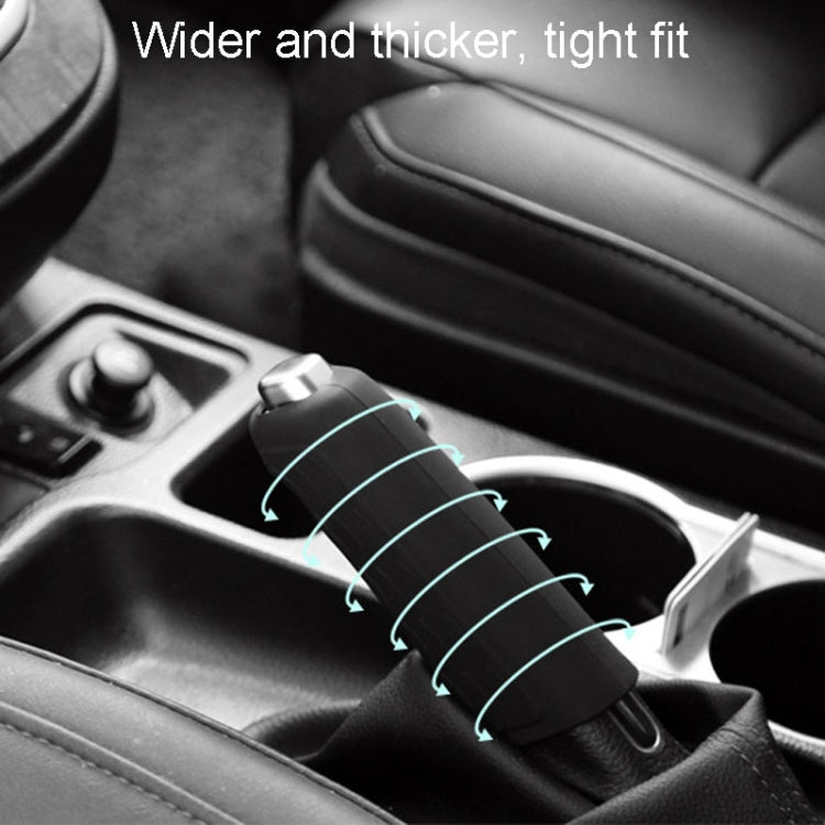 Automotive Universal Silicone Handbrake Handle Cover Brake Handle Decorative Protective Sleeve, Size: Straight Sleeve(Luminous Blue) by buy2fix
