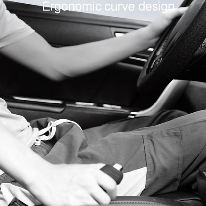 Automotive Universal Silicone Handbrake Handle Cover Brake Handle Decorative Protective Sleeve, Size: Straight Sleeve(Black) by buy2fix