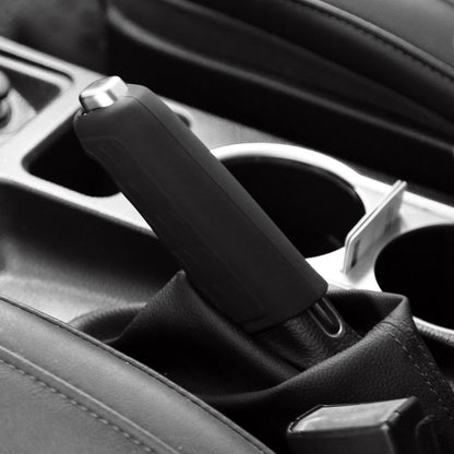 Automotive Universal Silicone Handbrake Handle Cover Brake Handle Decorative Protective Sleeve, Size: Straight Sleeve(Luminous Blue) by buy2fix