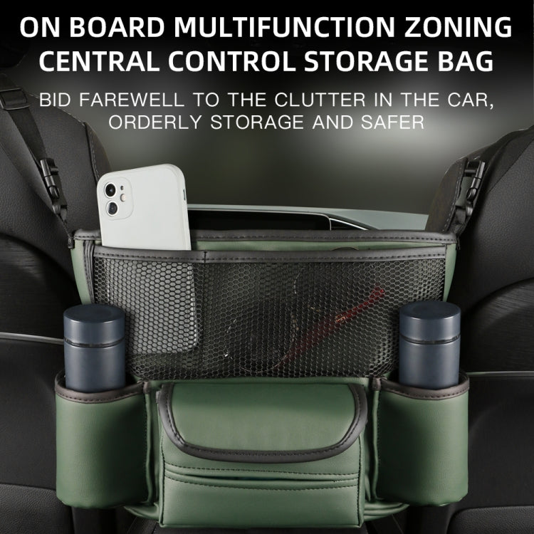 Car Multifunctional Armrest Box Storage Bag Car Interior Supplies(Green) by buy2fix
