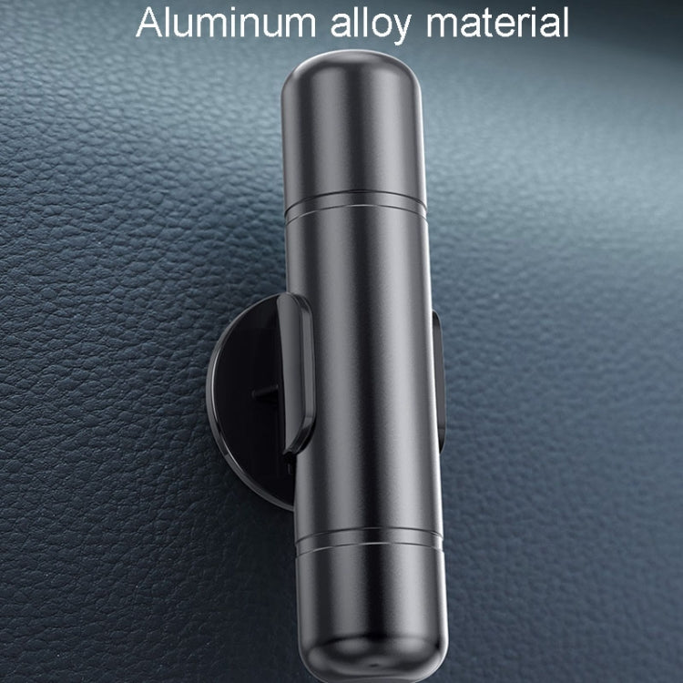 Car Emergency Life-Saving Safety Hammer Multifunctional Fast Window Breaker For Vehicle 2 In 1(Black) - Emergency Hammer by buy2fix | Online Shopping UK | buy2fix