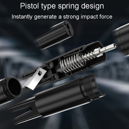 Car Emergency Life-Saving Safety Hammer Multifunctional Fast Window Breaker For Vehicle 2 In 1(Black) - Emergency Hammer by buy2fix | Online Shopping UK | buy2fix