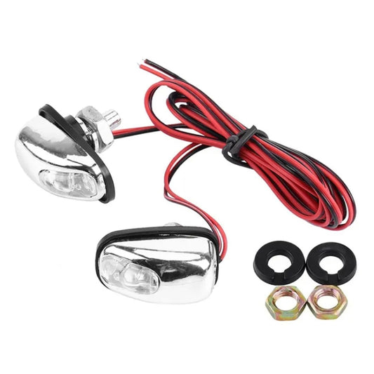 Car Wiper Sprayer Spray Decorative Lamp LED Hood Spray Lights(Blue) by buy2fix