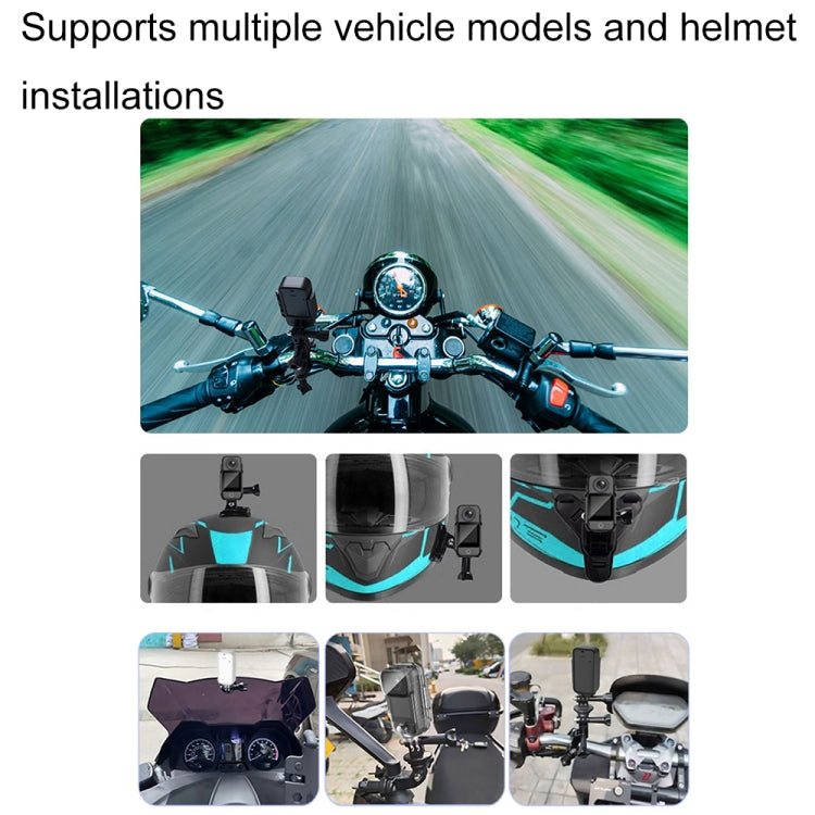 4K/30FPS 5G/2.4G HD Night Video Outdoor Waterproof Riding Record Thumb Camera, Spec: Standard White by buy2fix