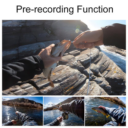 4K/30FPS 5G/2.4G HD Night Video Outdoor Waterproof Riding Record Thumb Camera, Spec: Standard White by buy2fix