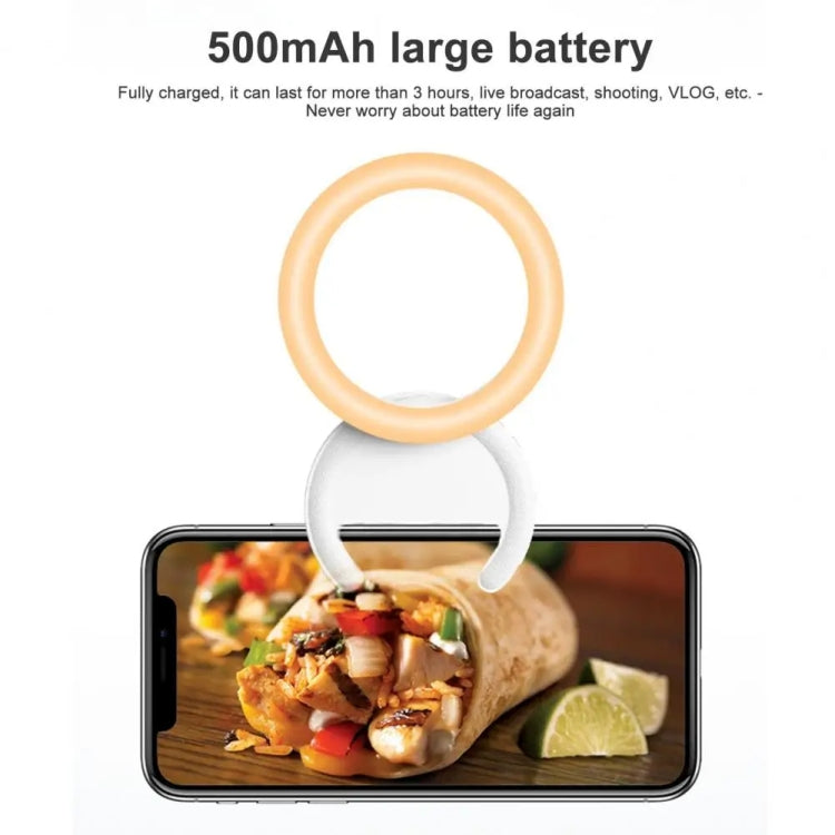 10cm Mobile Phone Fill Light Half-Ring Clip Type Unblocked Screen Lamp(Black) - Selfie Light by buy2fix | Online Shopping UK | buy2fix