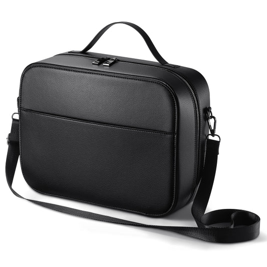 For Apple Vision Pro Headset Multifunctional Storage Bag Carrying Case(Black) by buy2fix