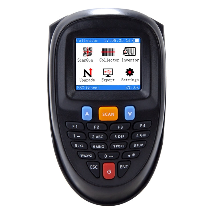 1D Laser  Wireless Barcode Reader Scanner Data Collector With 2.2-Inch LCD Screen - Barcode Scanner by buy2fix | Online Shopping UK | buy2fix