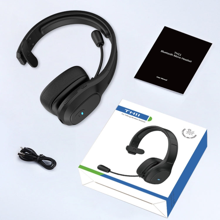 Wireless Bluetooth 5.0 Head-mounted Telephone Microphone Headset - Microphones & Headsets by buy2fix | Online Shopping UK | buy2fix