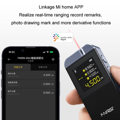 FNIRSI Laser Range Finder Infrared Measuring Ruler(Gray) - Laser Rangefinder by FNIRSI | Online Shopping UK | buy2fix