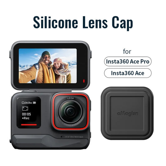For Insta360 Ace aMagisn Silicone Lens Cap Protective Cover Sports Camera Accessories by aMagisn