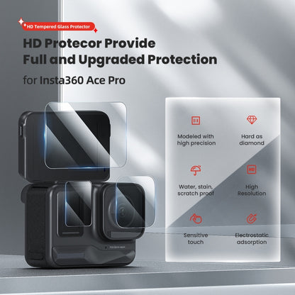 For Insta360 Ace Pro aMagisn Tempered Protective Film Sports Camera Accessories, Specification: 2sets - Protective Film & Stickers by aMagisn | Online Shopping UK | buy2fix