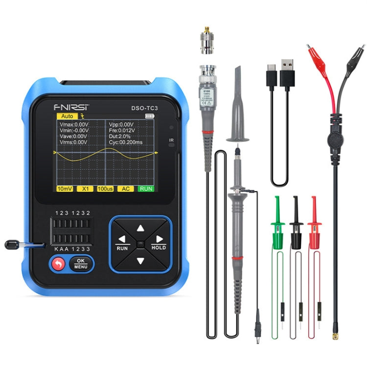 FNIRSI 3 In 1 Handheld Digital Oscilloscope LCR Transistor Tester, Specification: Upgrade - Digital Multimeter by FNIRSI | Online Shopping UK | buy2fix