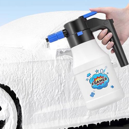 SUITU ST-6322 1.5L Car Washing Electrical Foam Sprayer Rechargeable Automobile Foam Pot(White) by SUITU