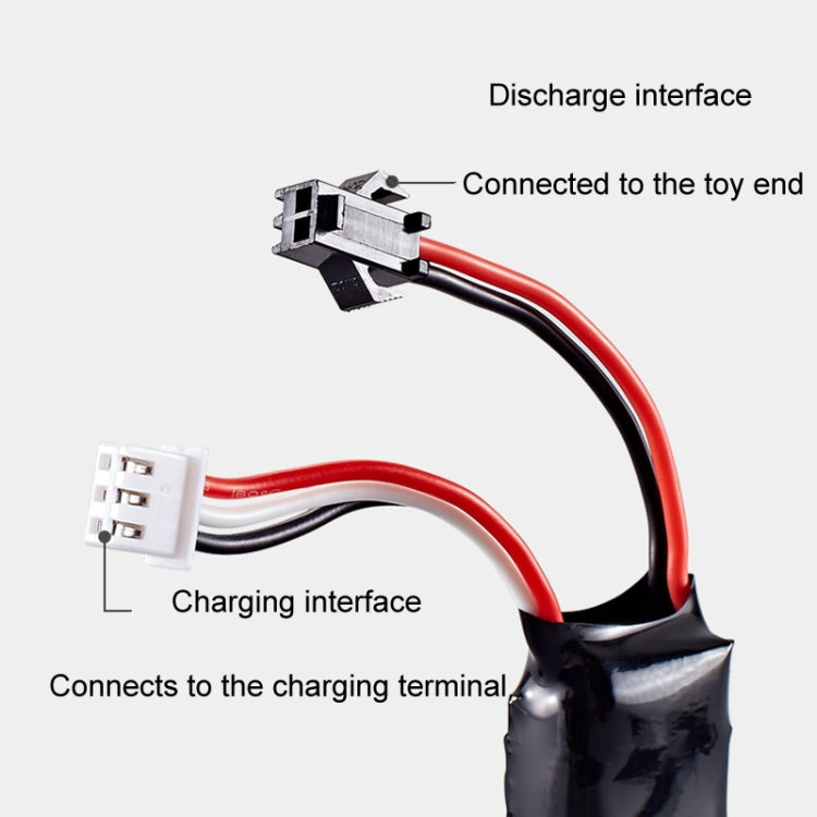 BMAX 11.1V High Rate 30C Discharge Water Marble Rifle Rechargeable Li-Ion Battery, Plug: SM - Li-ion Batteries by BMAX | Online Shopping UK | buy2fix