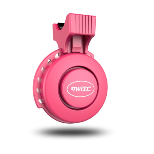 Twooc T-002 120dB Bicycle Scooter Accessories Equipped Electric Bell USB Charging Horn(Pink) by Twooc