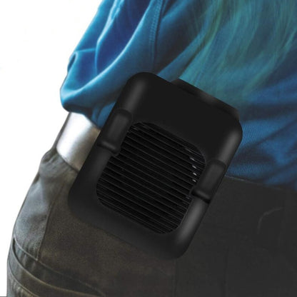 Mini Hanging Waist Fan USB Charging Leafless Portable Handheld Fan, Battery Capacity:6000mAh(Black) - Consumer Electronics by buy2fix | Online Shopping UK | buy2fix