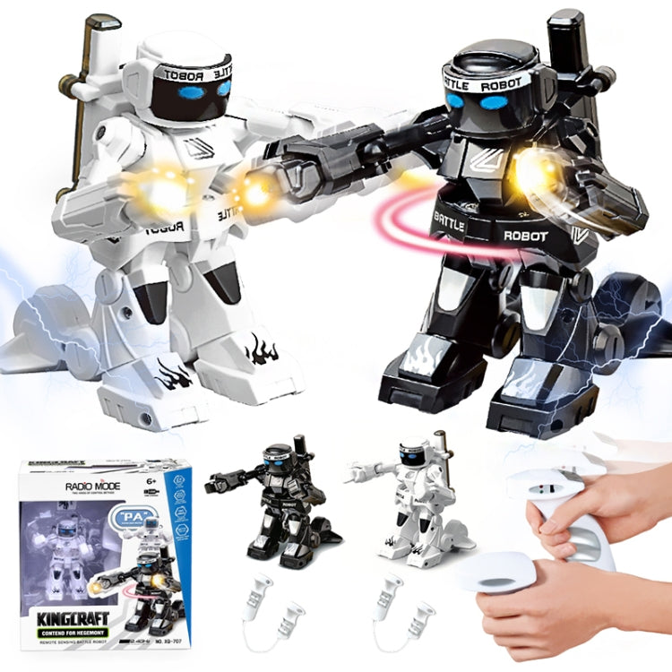 777-615 Battle RC Robot 2.4G Body Sense Remote Control Toys For Kids Gift Toy Model Mini Smart Robot Battle Toys For Boys(White) - RC Robots by buy2fix | Online Shopping UK | buy2fix