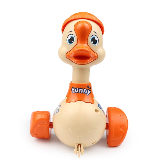 3 PCS Children Animal Press Crawling Toy Car, Specification:Swing Duck (Orange) - Electronic Pets by buy2fix | Online Shopping UK | buy2fix