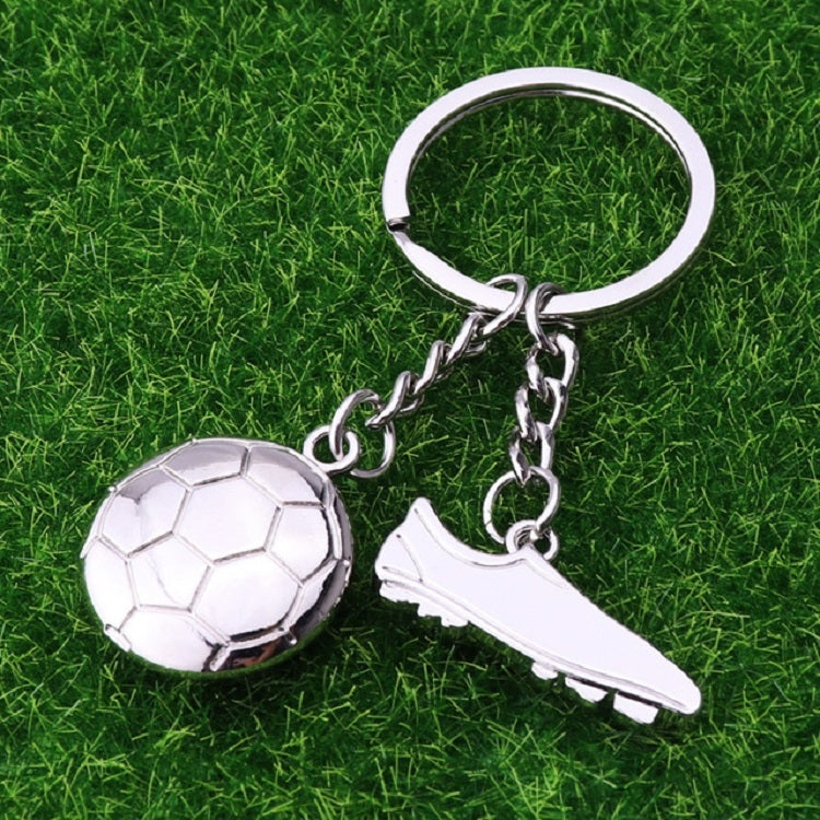 2 PCS Creative Football Gift Pendant Metal Football Shoe Keychain, Style:Football Shoes 306 - Key Rings by buy2fix | Online Shopping UK | buy2fix