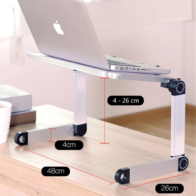 Universal 360 Degree Adjustment Folding Aluminum Alloy Laptop Stand(White) - Computer & Networking by buy2fix | Online Shopping UK | buy2fix