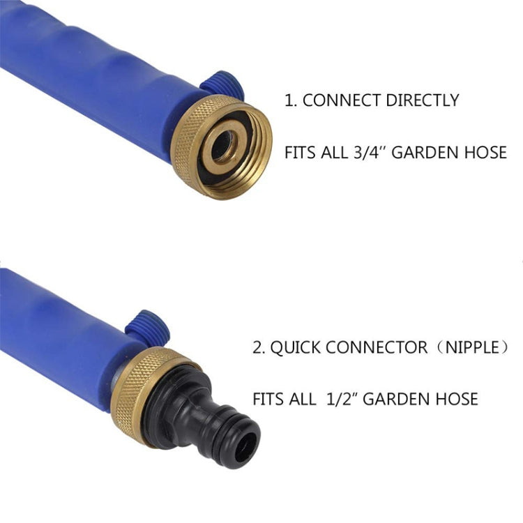 Garden Lawn Irrigation High Pressure Hose Spray Nozzle Car Wash Cleaning Tools (Blue) - Watering & Irrigation by yongkang | Online Shopping UK | buy2fix