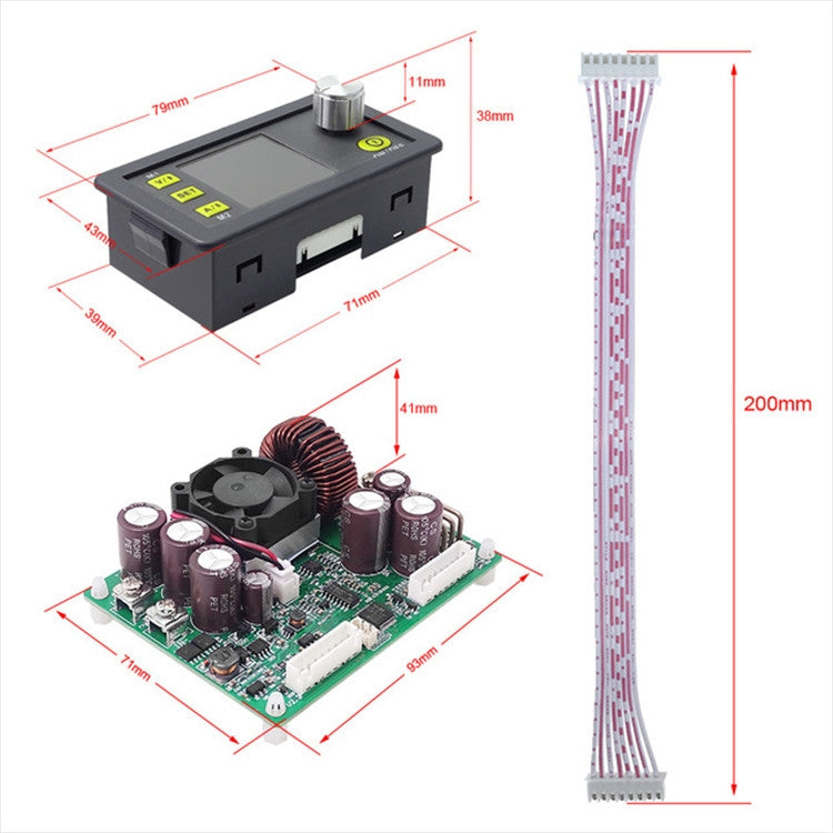 DPS5020 CNC DC Adjustable Regulated Power Supply Buck Module Integrated 50V / 20A Voltage Current Meter - Consumer Electronics by buy2fix | Online Shopping UK | buy2fix