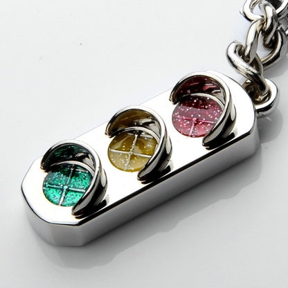 3D Keyfob Keychain Traffic Signal Lamp Classic Key Rings Car Key Chain by buy2fix