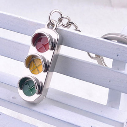 3D Keyfob Keychain Traffic Signal Lamp Classic Key Rings Car Key Chain by buy2fix