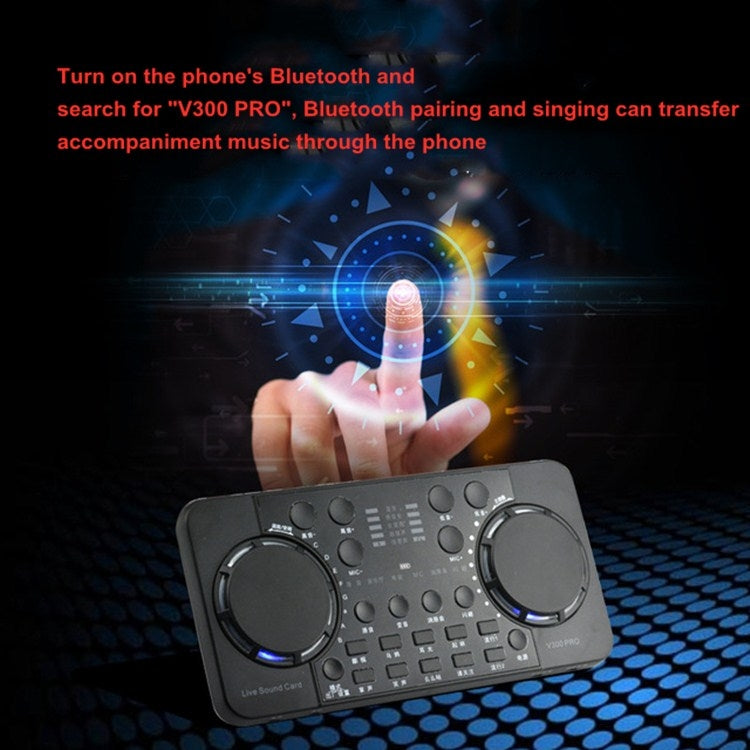 V300 PRO Live Sound Card Mobile Phone Computer Recording Singing Sound Card Set - Consumer Electronics by buy2fix | Online Shopping UK | buy2fix