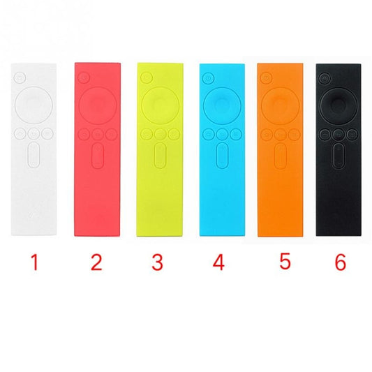 6 PCS Soft Silicone TPU Protective Case Remote Rubber Cover Case for Xiaomi Remote Control I Mi TV Box(Orange) by buy2fix